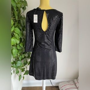 Express sequin dress with back cut out